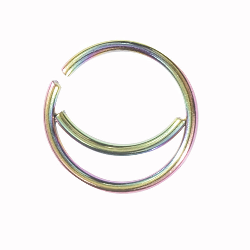 1PC Steel Moon Nose Rings Hoop 20G Fake Nose Septum Rings Piercing Ear Cartilage Tragus 1PC Steel Moon Nose Rings Hoop 20G Fake Nose Septum Rings Piercing Ear Cartilage Tragus